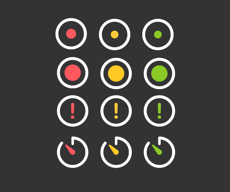 Grid of candidate Tasky app icon designs explored before the final choice